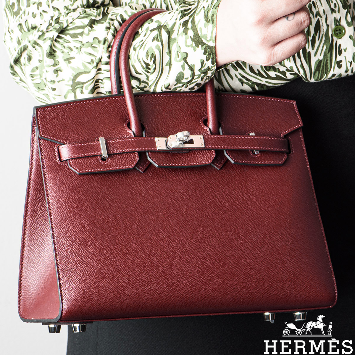 Hermès Birkin Sellier 30cm Casaque Veau Epsom Rouge de Coeur/Rose Extreme  PHW